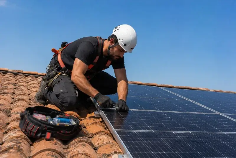 Maintenance et monitoring de panneaux solaires à Barcelonne